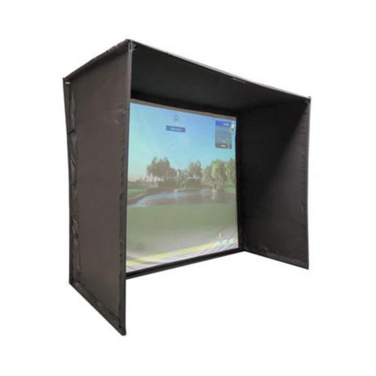 Golf Simulator Enclosure from 24/7 golf for all launch monitors