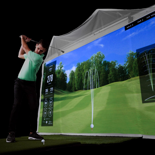 HomeCourse ProScreen 180 Retractable Golf Simulator Impact Screen