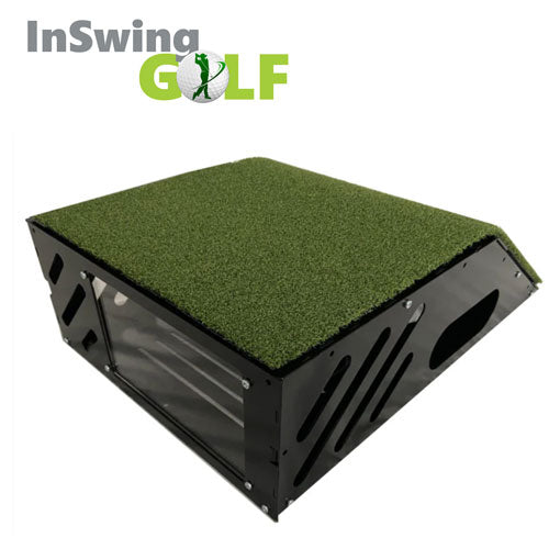 Golf simulator projector floor mounted case