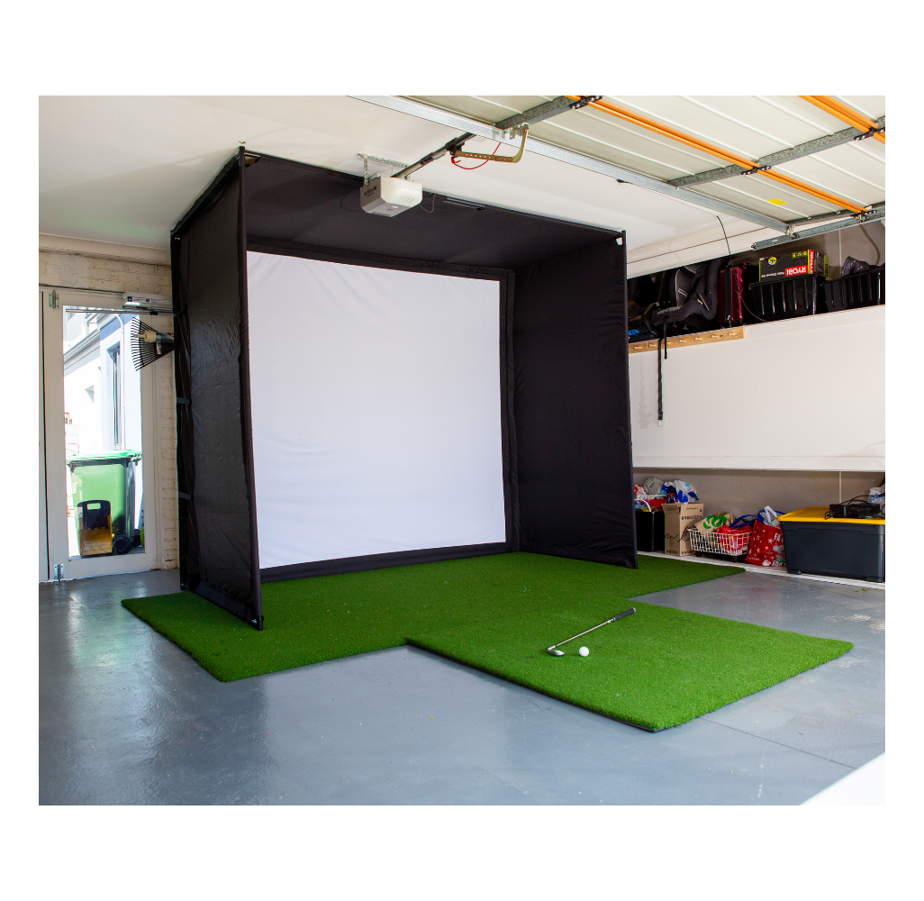 Golf Simulator Enclosure from 24/7 golf for all launch monitors