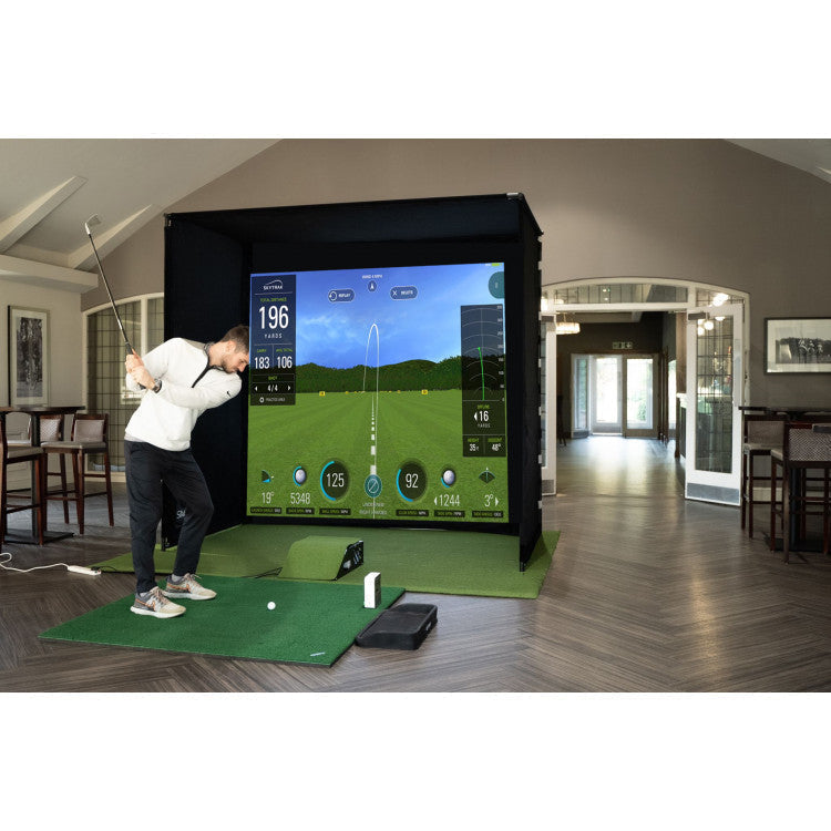 Golf simulator enclosure 