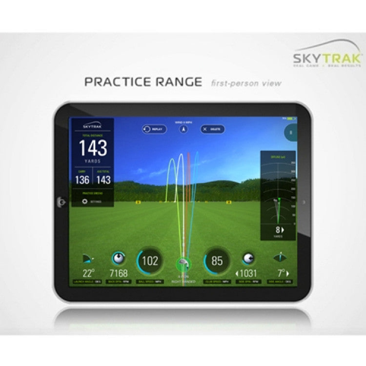 SkyTrak Launch Monitor with FREE metal case - Home golf simulator 